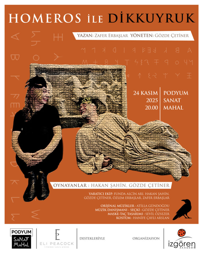 Afiş_İzgören Akademi_Homeros ile Dikkuyruk