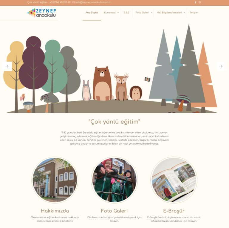 Web Sitesi_Zeynep Anaokulu